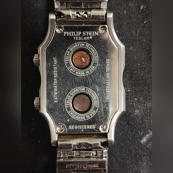 Rare vintage Philip Stein teslar dual time clock - Picture 6 of 11
